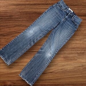 Levi's Perfect Waist 524 Straight Leg Denim Blue Jeans